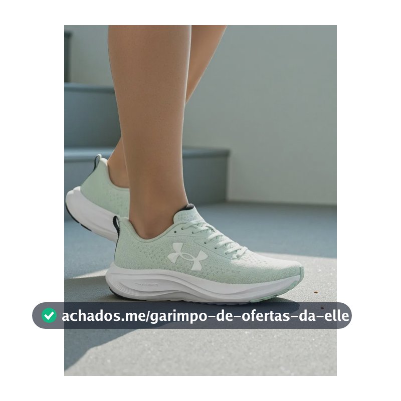 Tênis Feminino Under Armour Charged Sunny Treino Conforto Sunny-atlasgreen/white 39