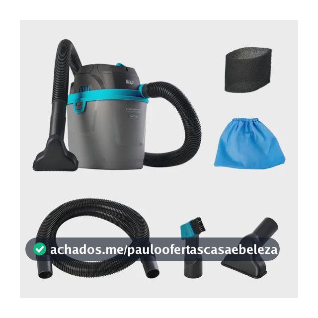 Aspirador De Pó E Líquido Portátil Wap Gtw Compact 1400w 5,5L 220V