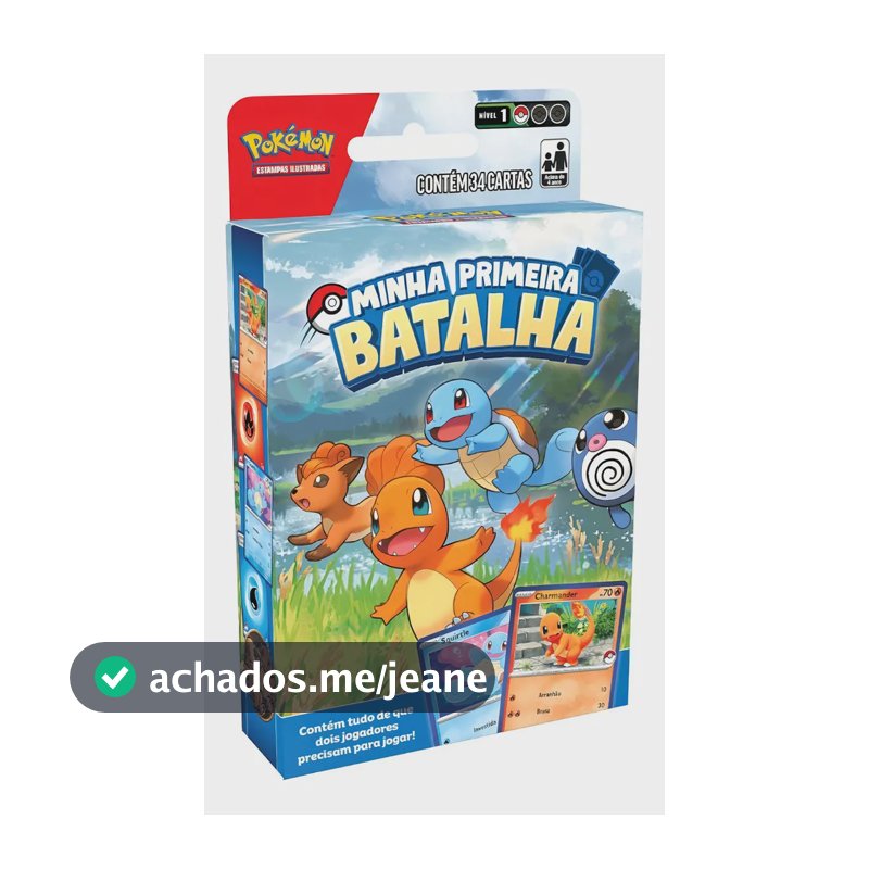 Pokémon Deck Minha Primeira Batalha Squirtle-Charmander Copag