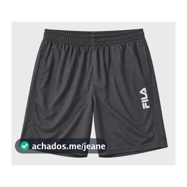 F11tr00168-bermuda Masc. Fila Sport Myler Preto G