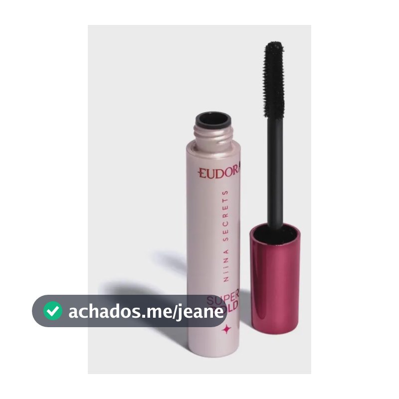 Eudora Niina Secrets Super Bold Volume Mascara De Cilios 10g Cor Preto