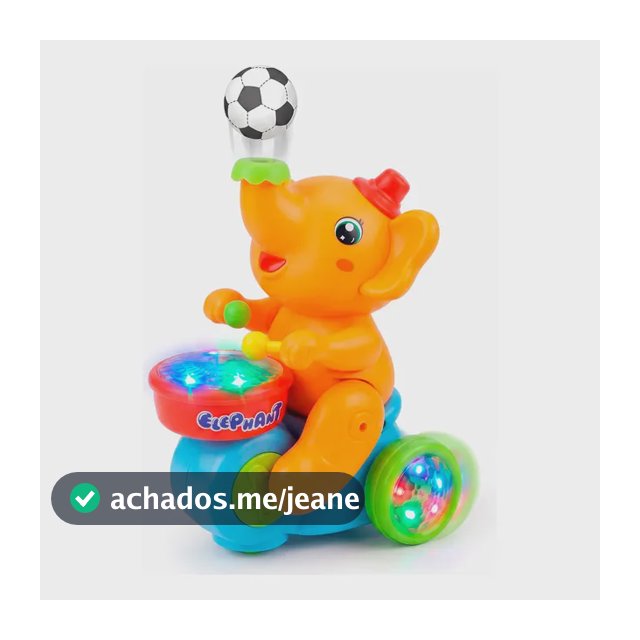 Brinquedo Musical Elefante Equilibrista Com Luz E Som