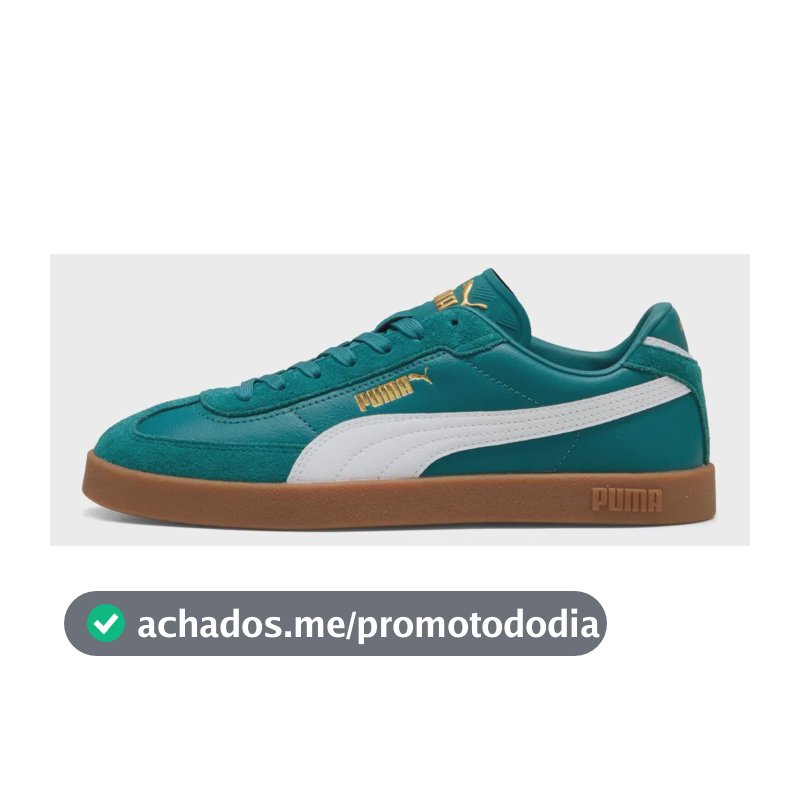 Tênis Casual Feminino Club Il Era Puma Verde Liso 39 Br