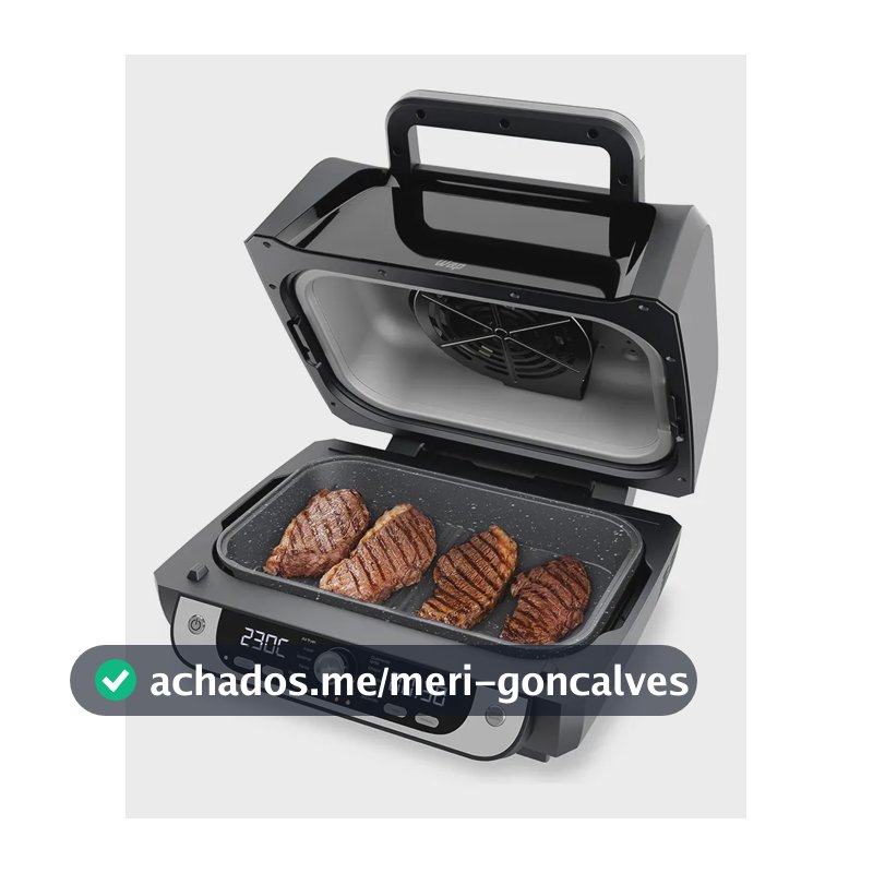 Fritadeira Elétrica Air Fryer WAP Barbecue com Painel Digital e 12 Funções 220V