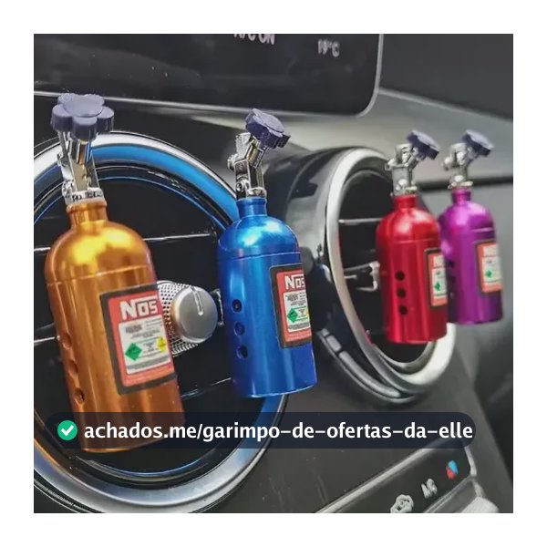 Aromatizante Automotivo Veicular Cheirinho Turbo Nitro Nos