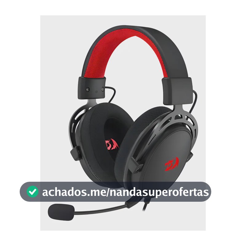 Headset Gamer Redragon Cragblade H541, Drivers De 53mm
