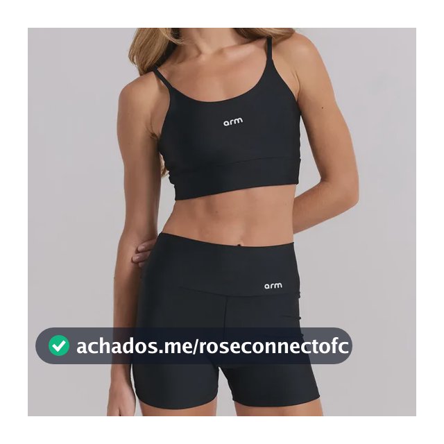 Conjunto Feminino Fitness Compact Top E Short - Arm