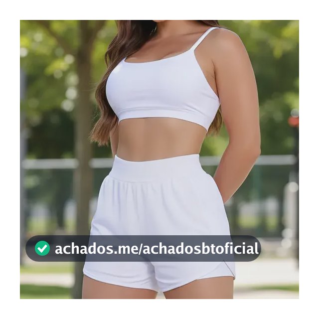Conjunto Fitness Feminino Short Duplo Bolso Top Alça Treino