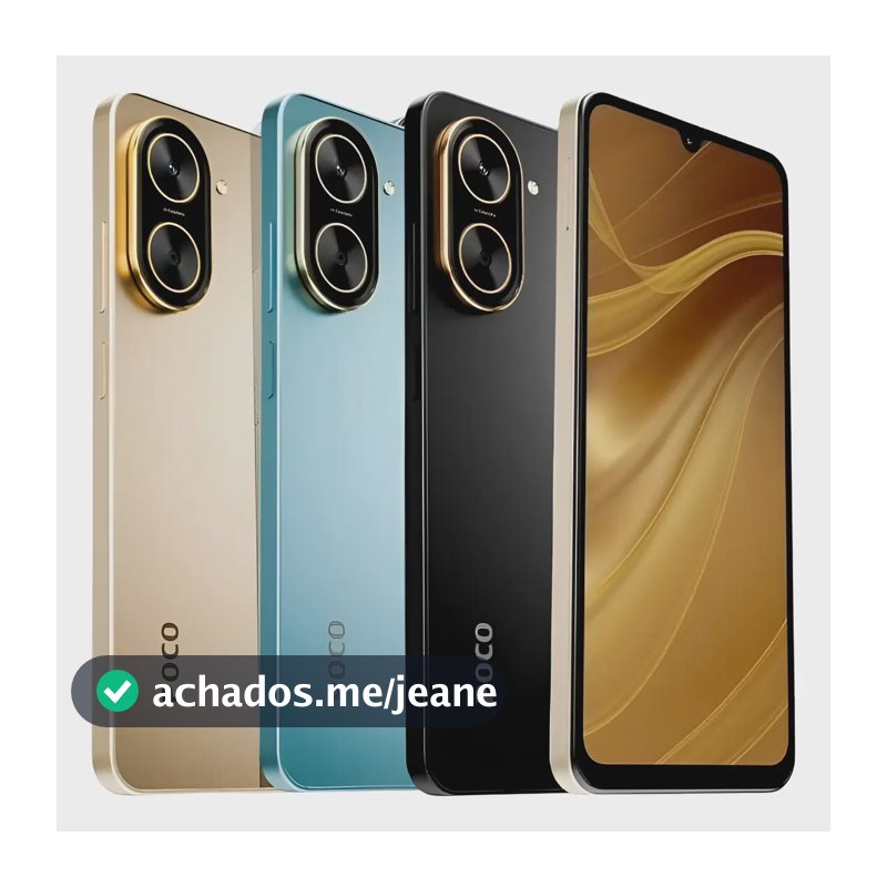 Celular Xiaomi Poco C71 Dual Sim 128gb Global 4+4gb Ram Cor Azul