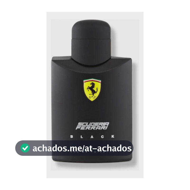 Perfume Ferrari Black Masculino Edt - 125ml