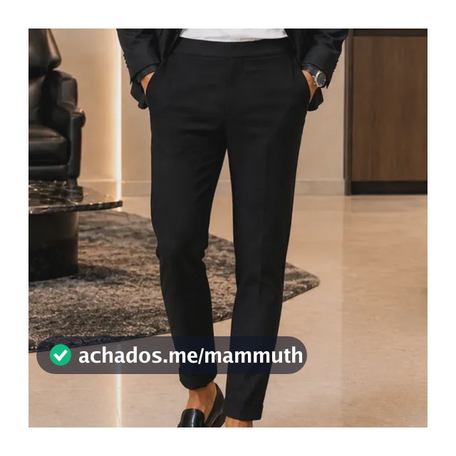 Calça Social Alfaiataria Masculina Skinny Esporte Fino