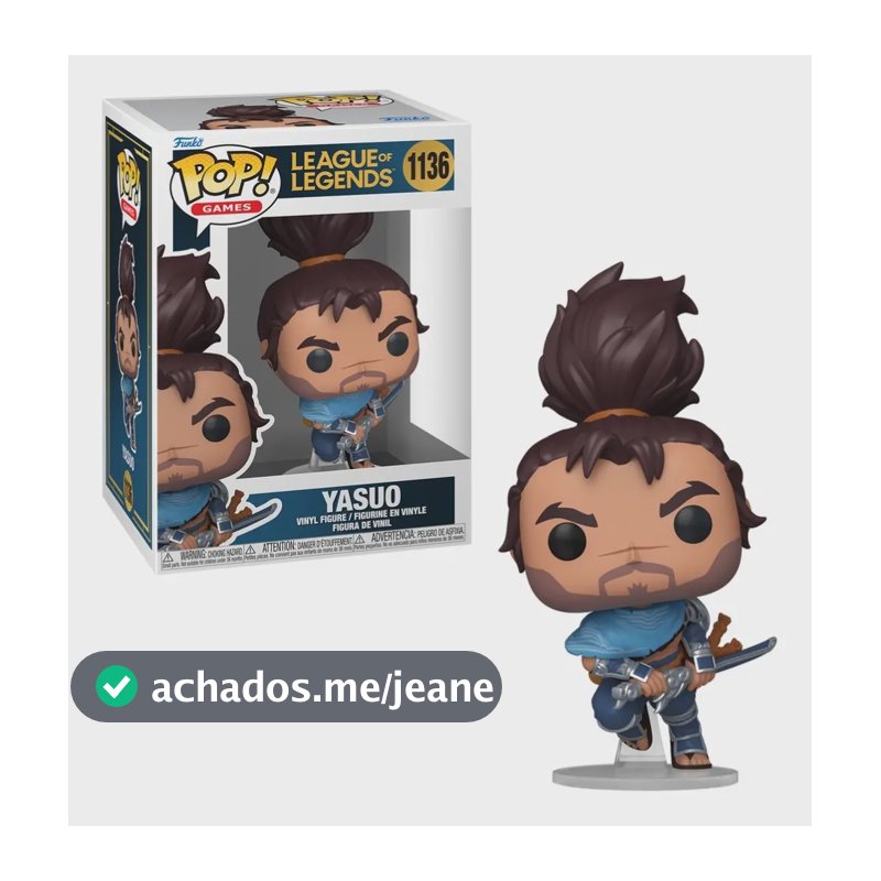 Boneco Funko Pop! League Of Legends - Yasuo