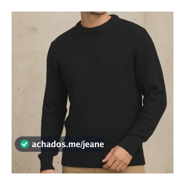 Suéter Blusa De Tricot Masculino Liso Blusa Lã Masculina