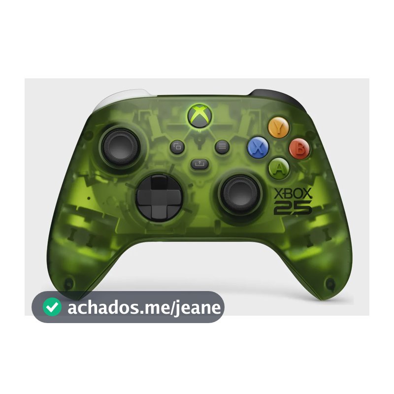 Controle Sem Fio Xbox Series X25 Edição Especial  Verde