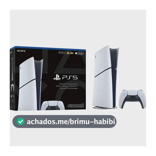 Console Digital Playstation 5 Slim Cfi2100 825gb