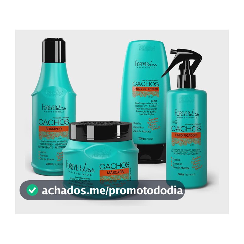 Kit Formador E Manutenção Dos Cachos Forever Liss