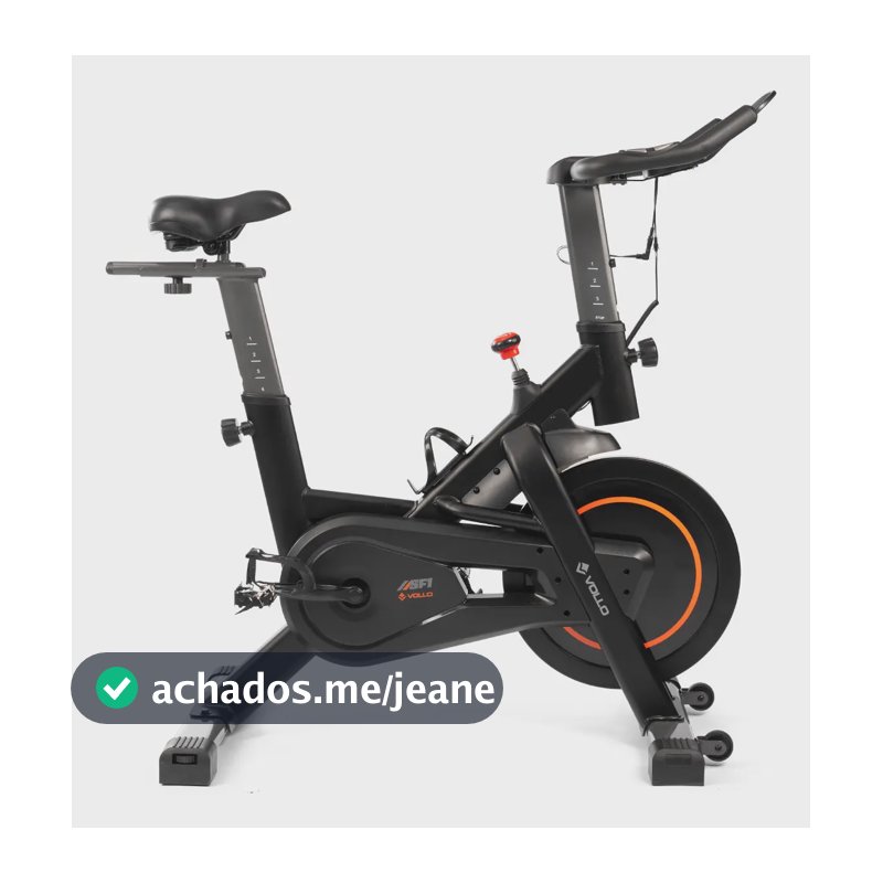Bicicleta Ergométrica Spinning SF1 Vollo Roda de inércia 6 Kg