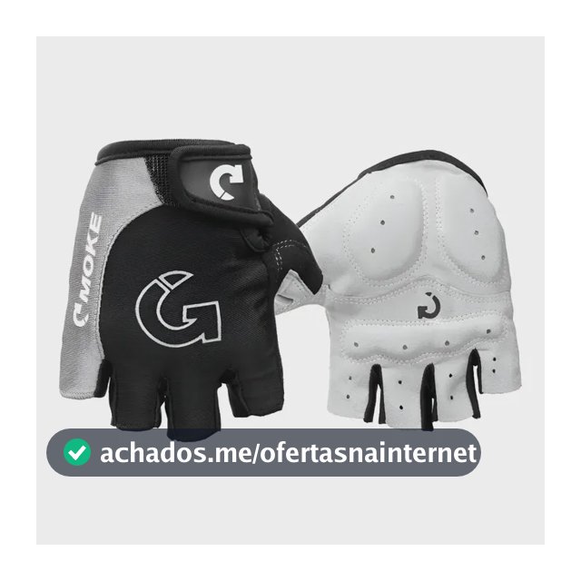 Par De Luvas Gel Ciclismo Dedo Curto Bike Academia Proteção