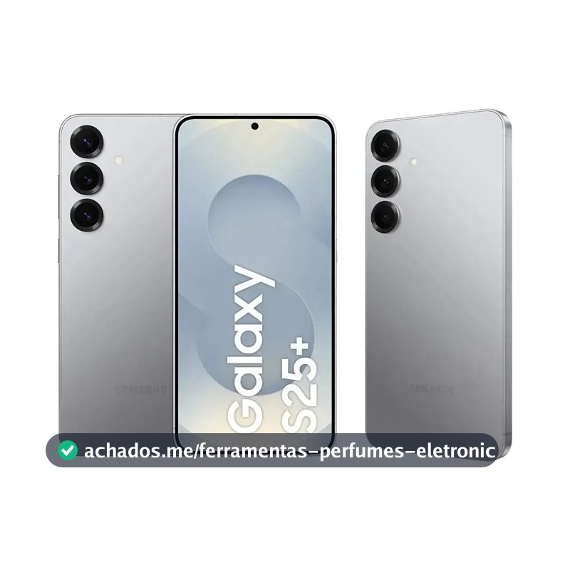Samsung Galaxy S25+ 512gb, 12gb Ram, Câmera Tripla Prata, 5G
