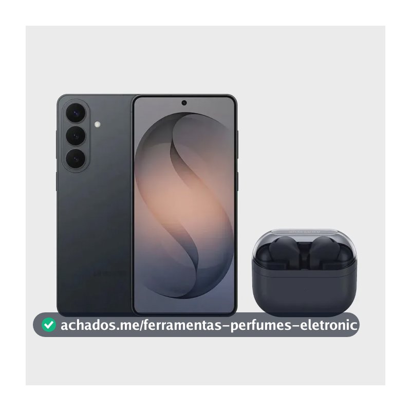 Galaxy S26 (256GB) - Preto + Galaxy Buds3 FE - Preto