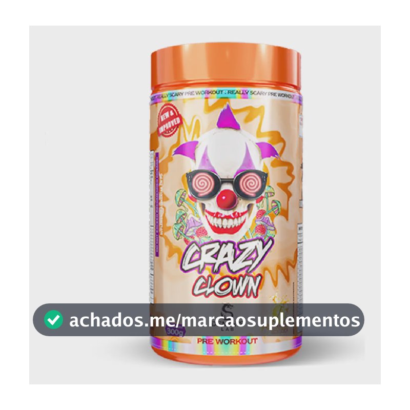 Suplemento Esportivo Demons Lab Crazy Clown Laranja Pó 300g