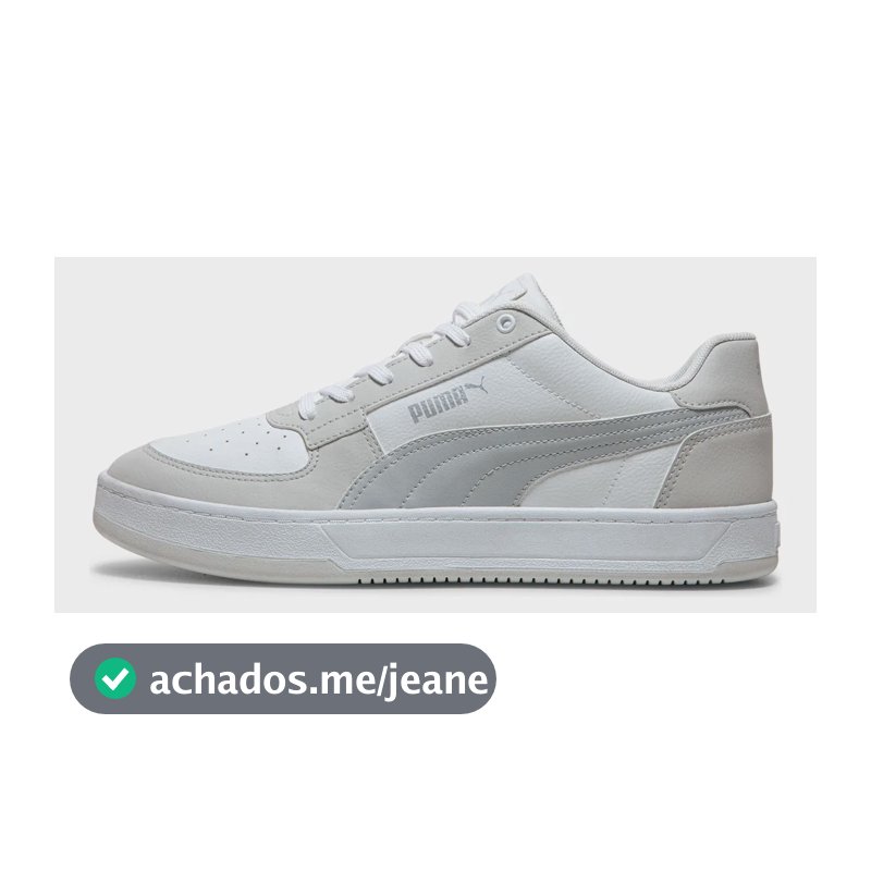 Tênis Puma Caven 2.0 Bdp Puma Branco E Cinza 40 Br