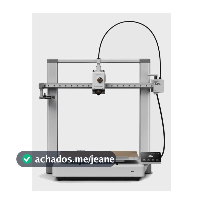 Impressora 3d Fdm Bambu Lab A2l Sem Ams 127v Cinza