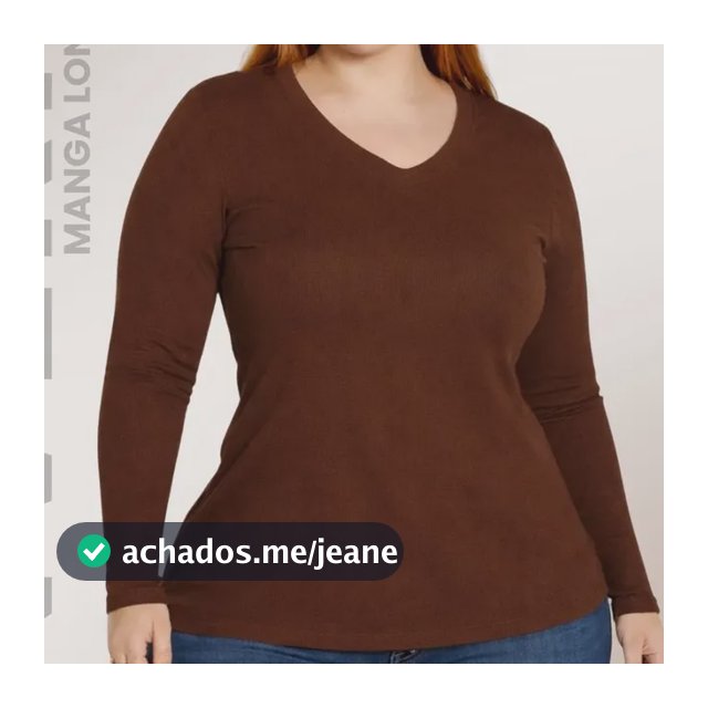 Blusa Manga Longa Plus Size Feminina Estilosa Frio Macia