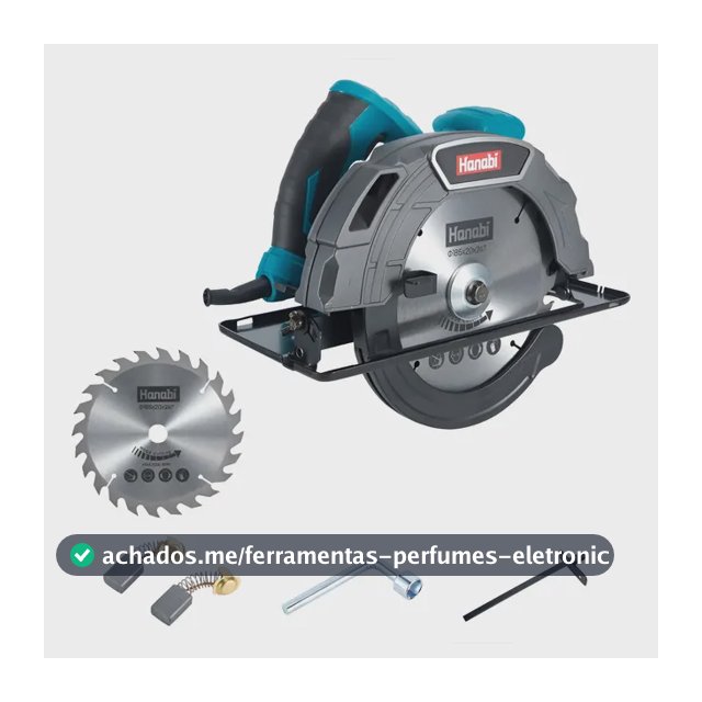 Serra Circular Elétrica 185mm 1800w 5500rpm Profissional