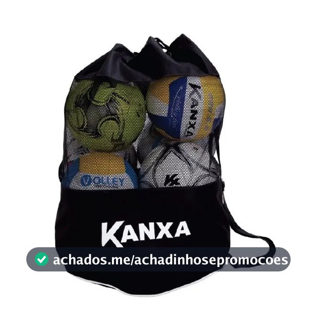 Saco De Bola Kanxa Cor Preto