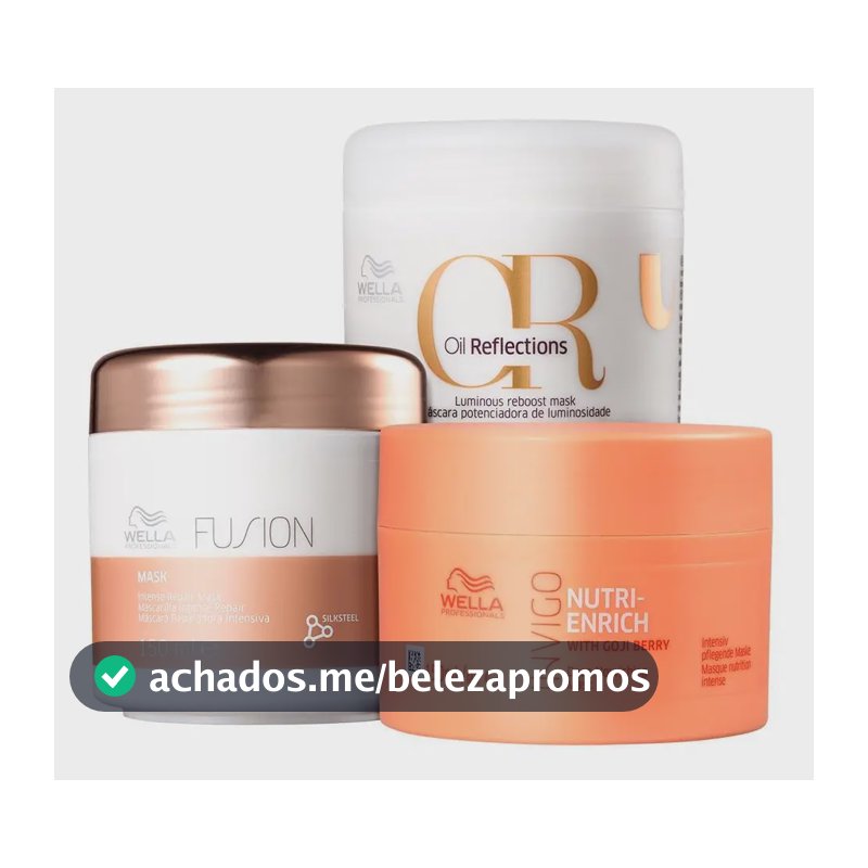 Kit Cronograma Capilar Fios Perfeitos 150ml - Wella
