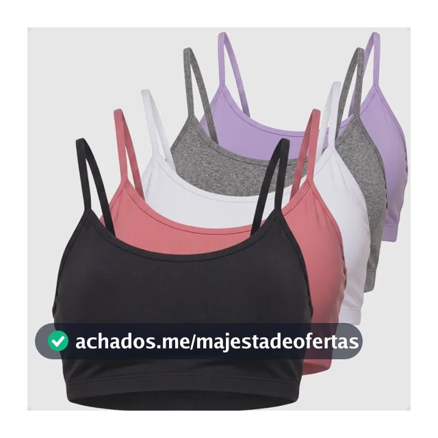Kit 4 Tops Alcinha Sem Bojo Academia Fitness Roupas Feminina