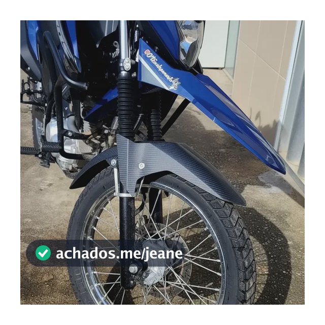 Paralama Dianteiro Inferior Xre 190 Adaptador Bros E Shi 175 Dianteiro Inferior