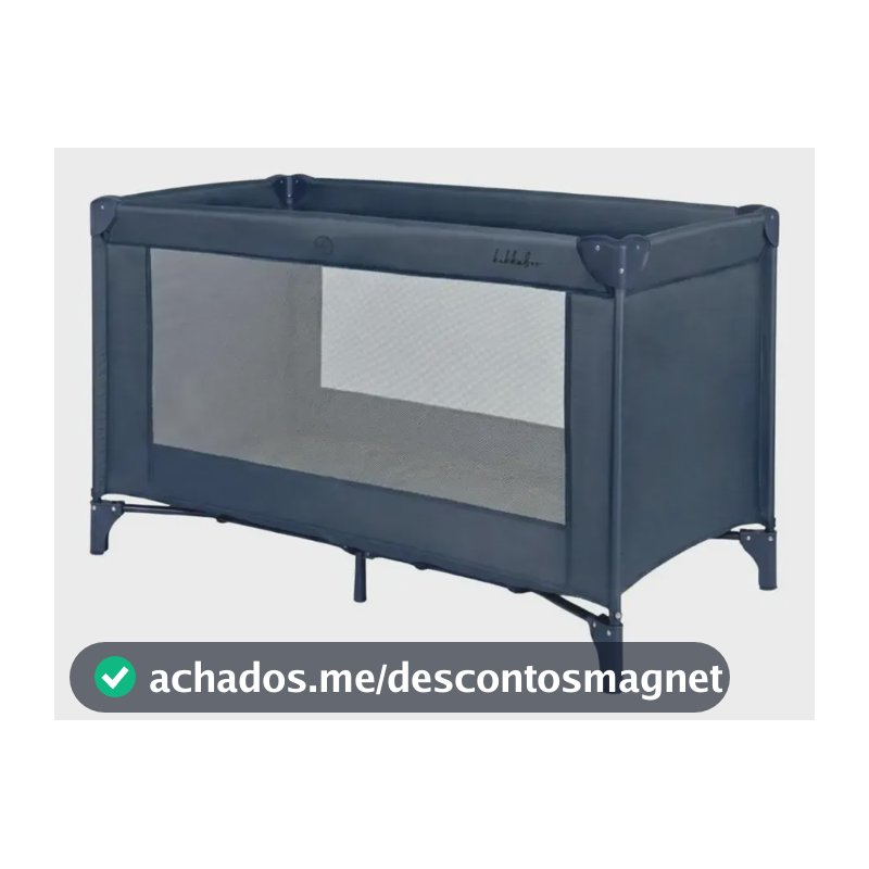 Cercado Infantil Matea 2 Para Bebês Com Mosquiteiro Kikkaboo Matea 2 Navy