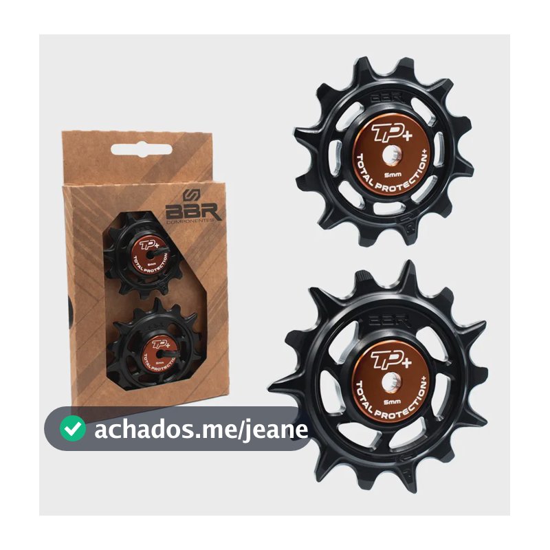 Roldana Bbr Para Câmbio Sram Eagle 12v Rolamentadas Preto Longo