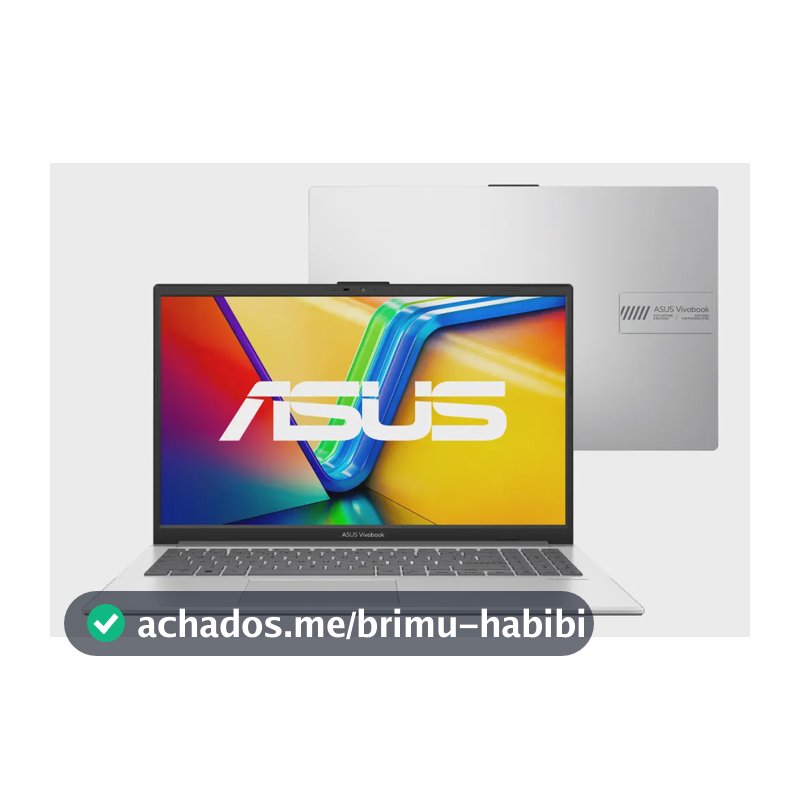 Notebook Asus Vivobook Go E1504GA Intel Core I3 N305 4Gb Ram 256Gb Ssd Linux Keepos Tela 15,6 Fhd Silver - Nj447