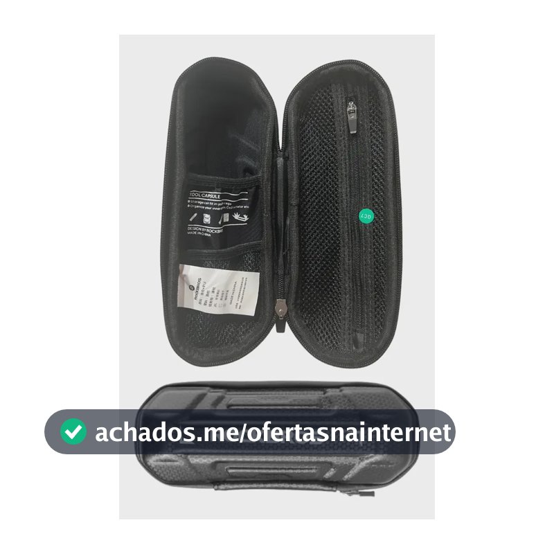 Estojo Bolsa Rockbros Multifunção Bike P/ Suporte Garrafa Preto