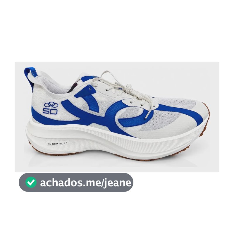 Olympikus Corre 4 - Edição 50 Anos - Saldão Branco 38 Br