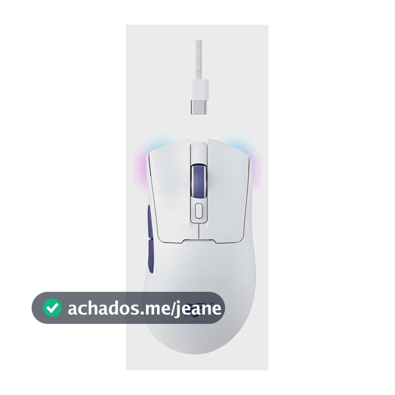 Mouse Usb Preto Com 7 Botoes - Havit Ms966se Sem Fio 10kdpi Cor Branco