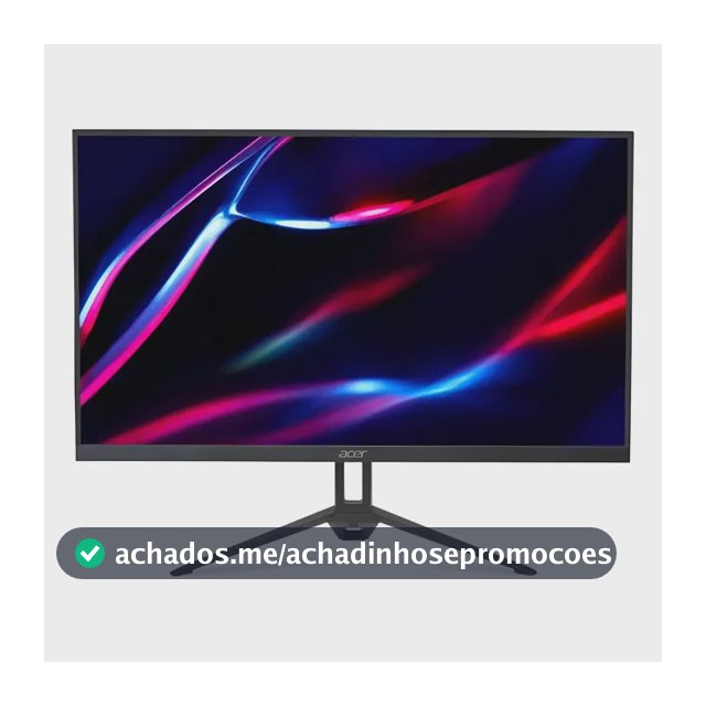 Monitor Gamer Acer Nitro 27  Kg273 G0bi Fullhd Ips 120hz 1ms Preto 127/220v