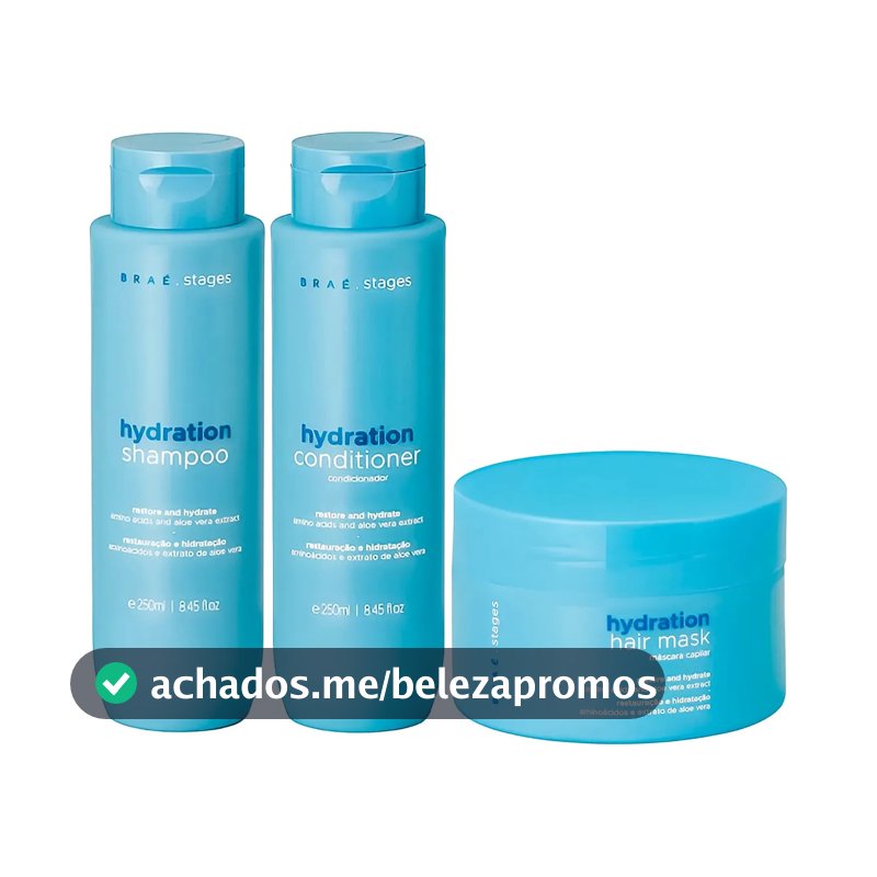 Braé - Kit Stages Hydration - SH+CD+Másc