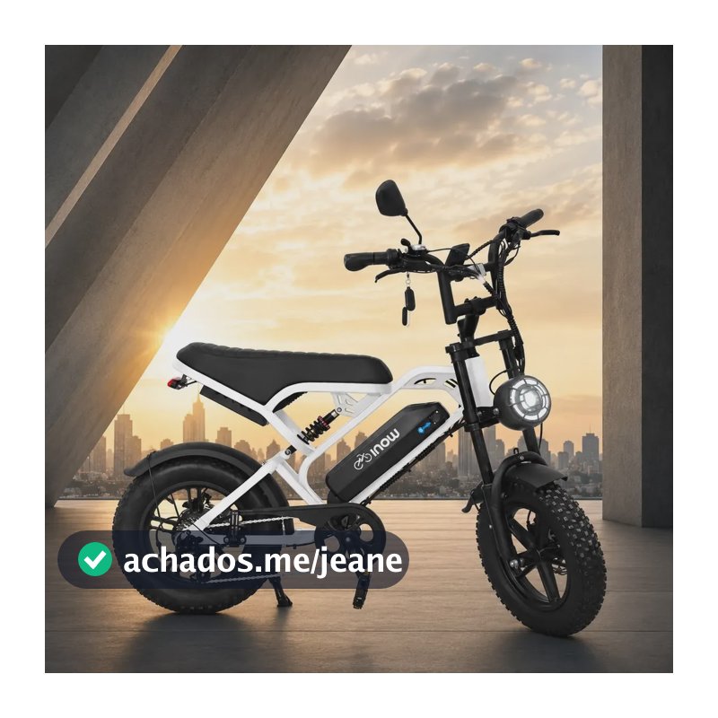 Bicicleta Bike Eletrica V20 Mini 750w 32 Km Autopropelido Branco 15