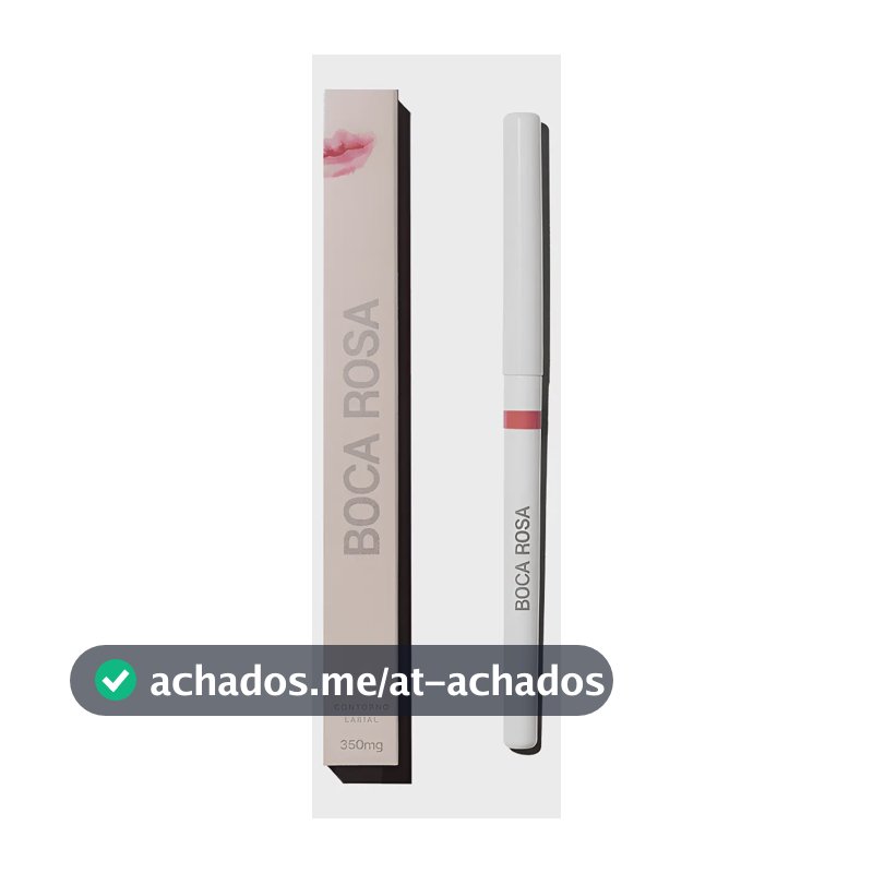 Contorno Labial Retrátil Boca Rosa Amêndoa à Prova d'Água