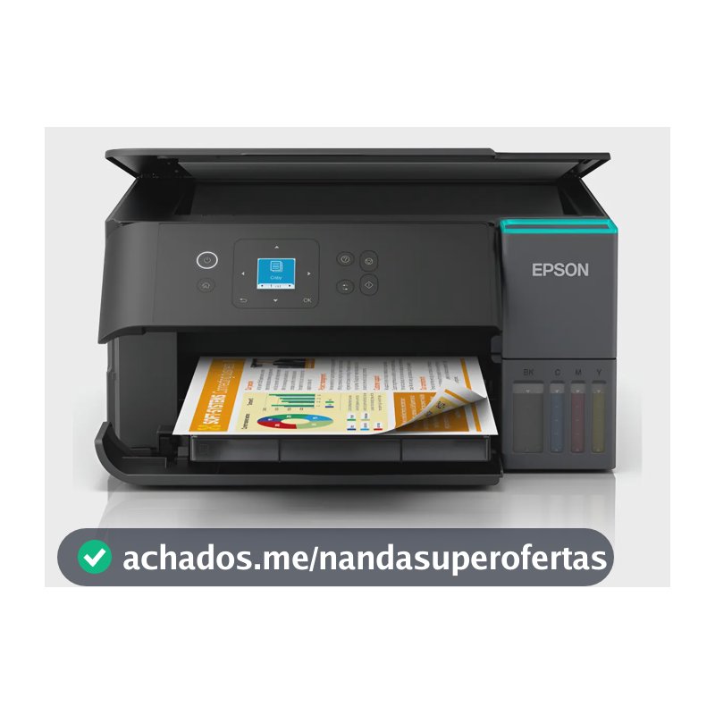 Impressora De Sistema Contínuo Epson L4360 Wi-Fi Jato De Tinta Cor