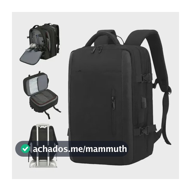 Mochila Viagem Executiva Grande Notebook Feminina Masculina