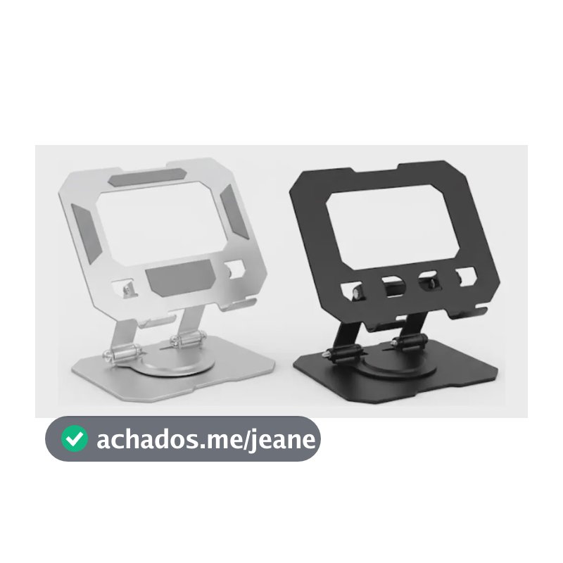 Suporte Tablet E Celular Metálico Rotativo Alumínio Cor Sortido