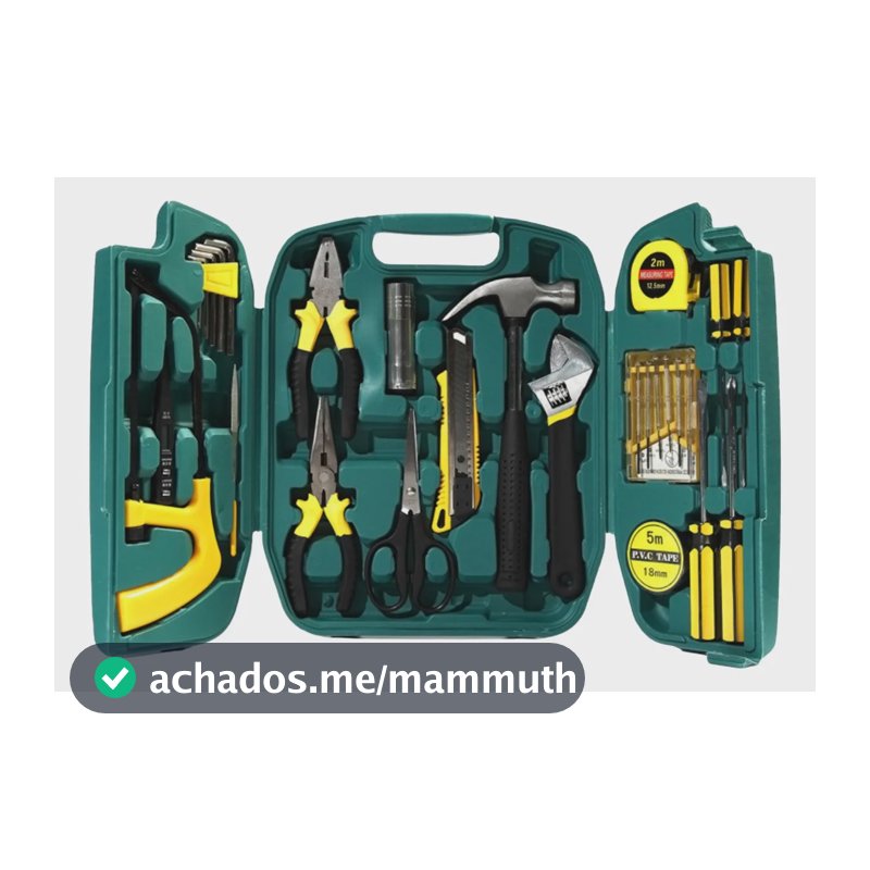 Kit Ferramentas 27 Peças Completo Alicates Martelo Multiuso 27 Peças