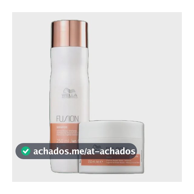 Kit Wella Professionals Fusion Duo Treat (2 Produtos) Blz Única
