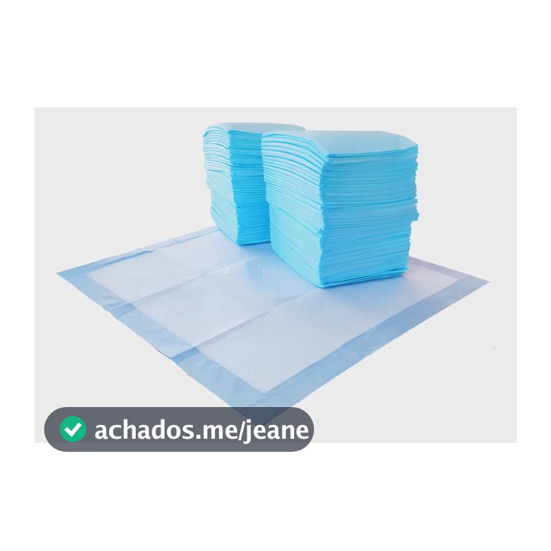 Tapete Sanitário Higienico Absorvente Descartavel Slim Pet Cães Cachorro 80x60 50 Unidades