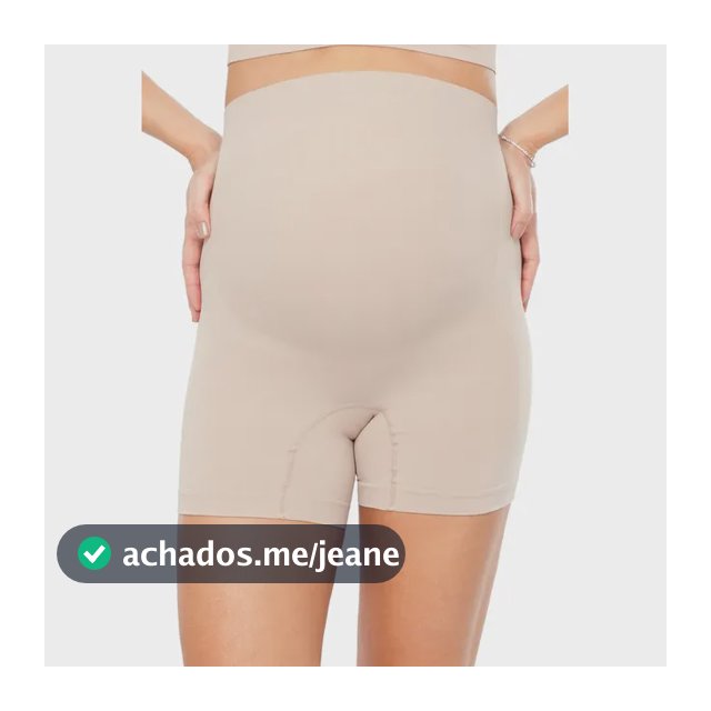 Calcinha Gestante Maternidade Cintura Alta Confortável Plié